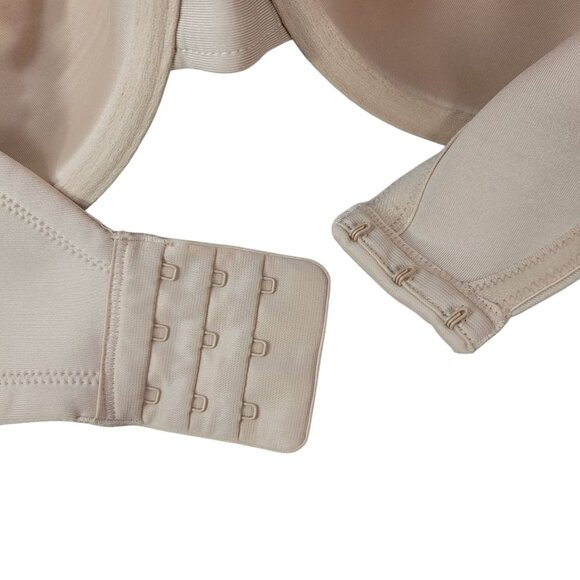 Vanity Fair Body Caress Full Coverage Bra Tan 38DD Underwire Seamless Pad 75335 - Picture 8 of 9